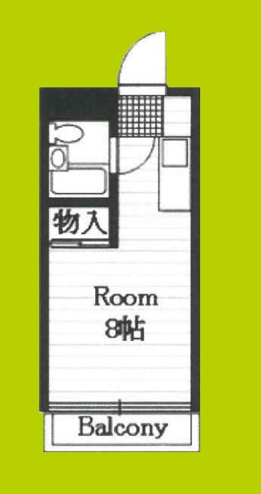 メイゾンサンライフ(ワンルーム/3階)の間取り写真