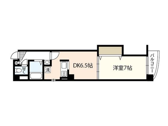STAY-IN NOSE(1DK/4階)の間取り写真