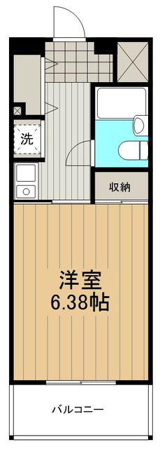 湘南ファーストライフ(1K/3階)の間取り写真