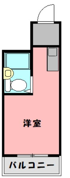 大宝・門真CTスクエアII(ワンルーム/2階)の間取り写真