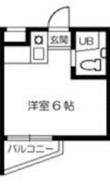 スズキコーポ(ワンルーム/3階)の間取り写真