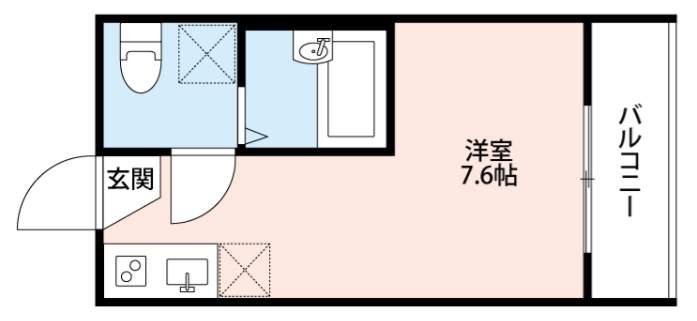 CUORE KAMATA(ワンルーム/3階)の間取り写真