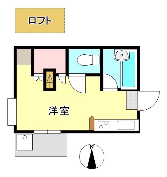 オーベスト加納(ワンルーム/5階)の間取り写真
