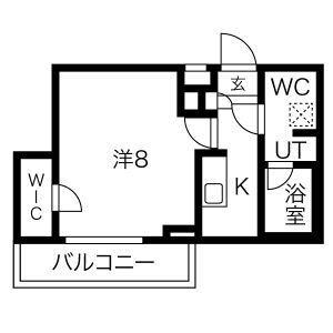 エスペルーモ中村橋(1K/3階)の間取り写真