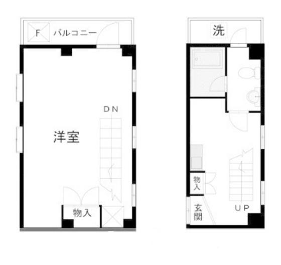 パークリッジMN(1DK/6階)の間取り写真
