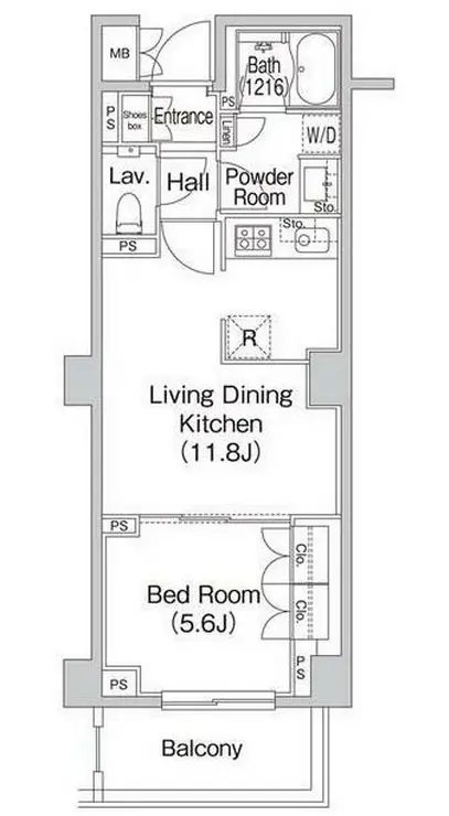 Brillia代官山プレステージ 3階階 間取り