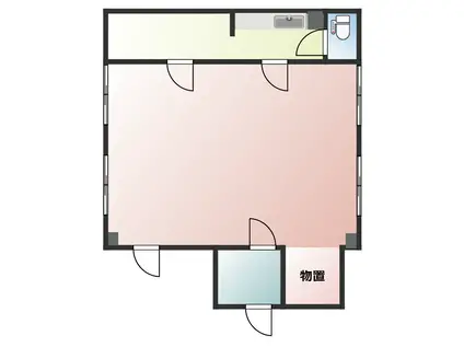 メゾン・ドゥ・セピアII(ワンルーム/1階)の間取り写真