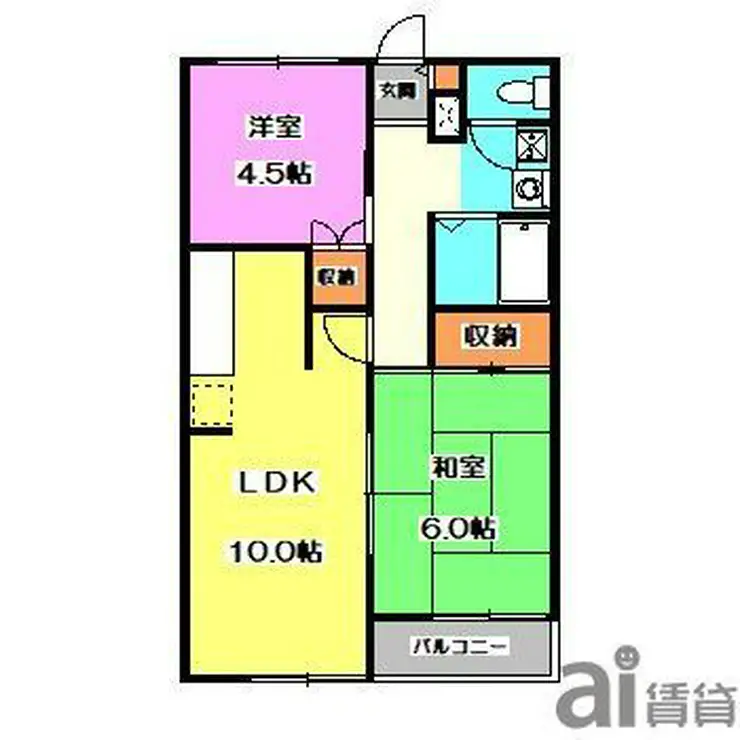 メゾンサニーベール 2階階 間取り