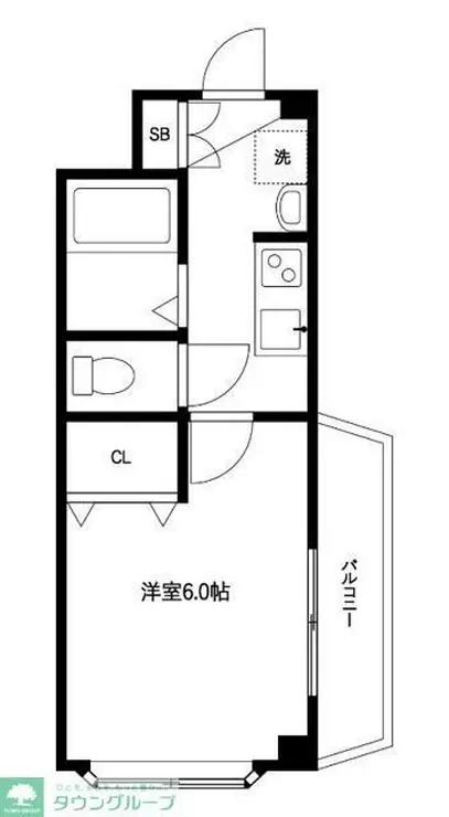 オーキスビル 3階階 間取り