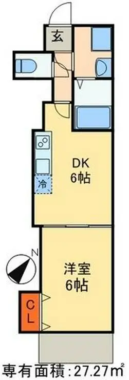 金太郎ヒルズ70 5階階 間取り