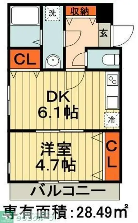 プランドール千葉 3階階 間取り