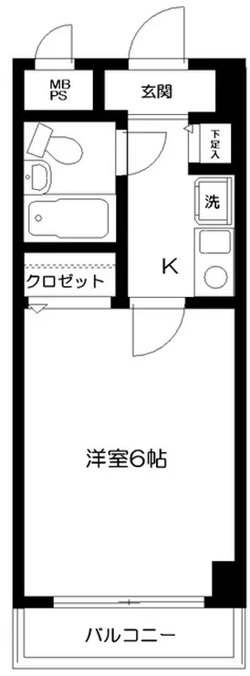 日神パレステージ町田 4階階 間取り