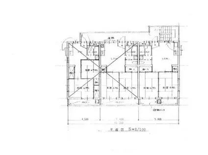 アサミズビル(2LDK/3階)の間取り写真