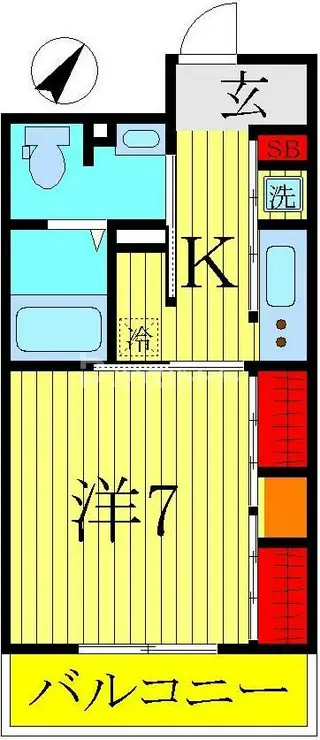 リブリ・柏中央 6階階 間取り
