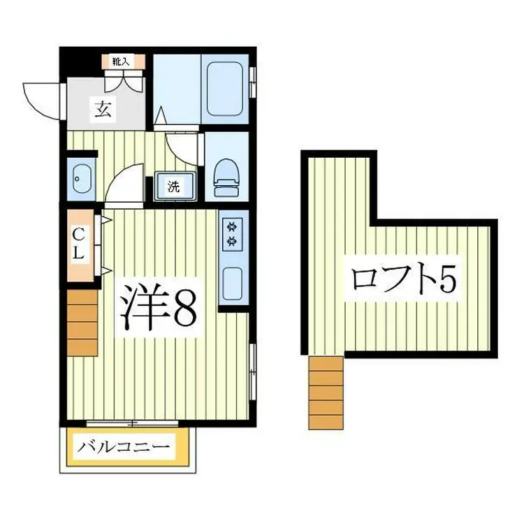 ヒューマンパレス新松戸II 1階階 間取り