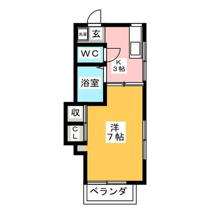 ノースビレッジサウスサイド 2階階 間取り