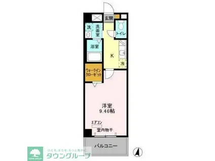 アーバニタ(1K/3階)の間取り写真