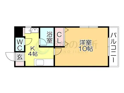 ＪＲ長崎本線 吉野ケ里公園駅 徒歩34分 3階建 築20年(1K/2階)の間取り写真