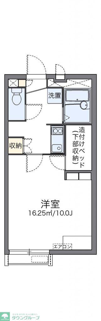 レオネクスト泉(1K/1階)の間取り写真