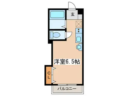 LIVE COURT 東海大学前(ワンルーム/2階)の間取り写真