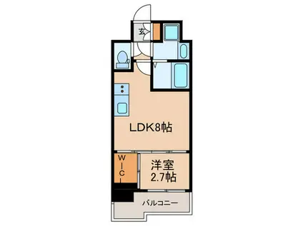 セレニテ神戸西エクラ(1LDK/6階)の間取り写真