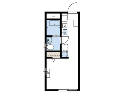 VENTVERT TAKINOGAWA(1K/4階)の間取り写真