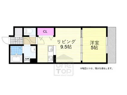 BIZ STAY 石橋駅前(1LDK/1階)の間取り写真
