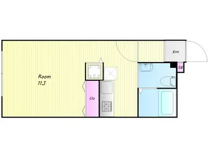 R-STYLE大山(1K/3階)の間取り写真