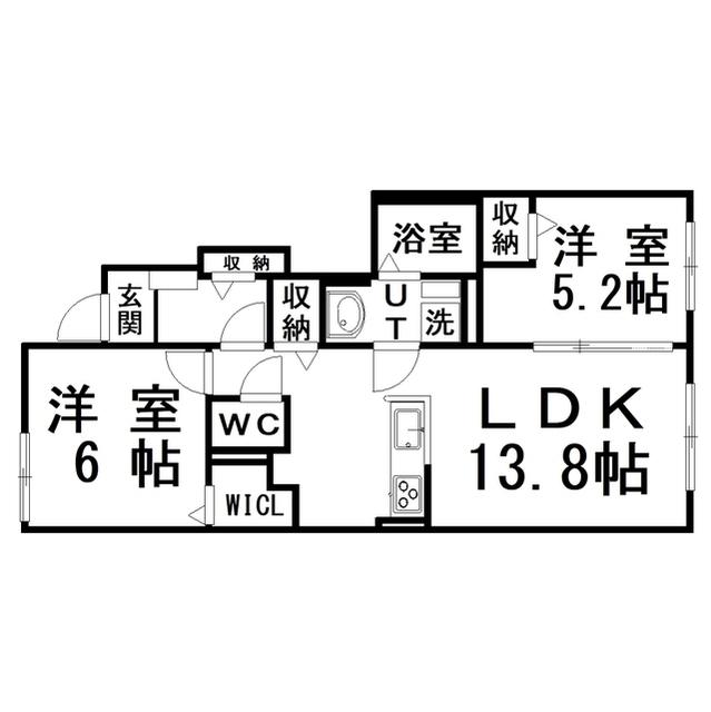 グッド946(2LDK/1階)の間取り写真