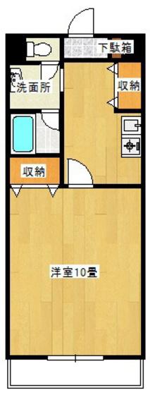 アンタレス豊成(1K/7階)の間取り写真