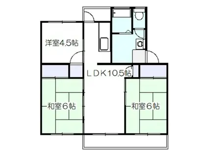 泉北槇塚台(3LDK/3階)の間取り写真