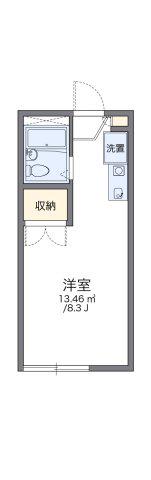 レオパレス池田下II(1K/2階)の間取り写真