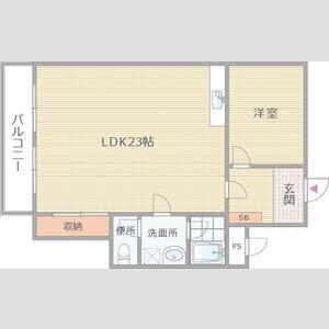 リッチライフダイコク(1LDK/2階)の間取り写真