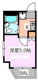 プライム王子神谷(1K/1階)の間取り写真