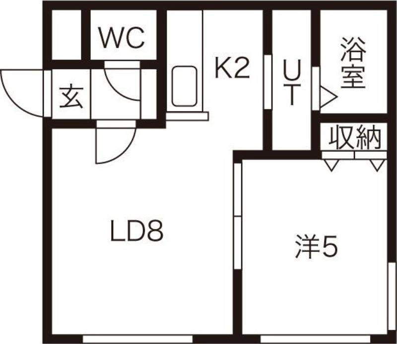 プリマクラッセ環状通東(1LDK/5階)の間取り写真
