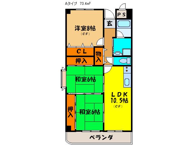 BELFAST SONE(3LDK/5階)の間取り写真