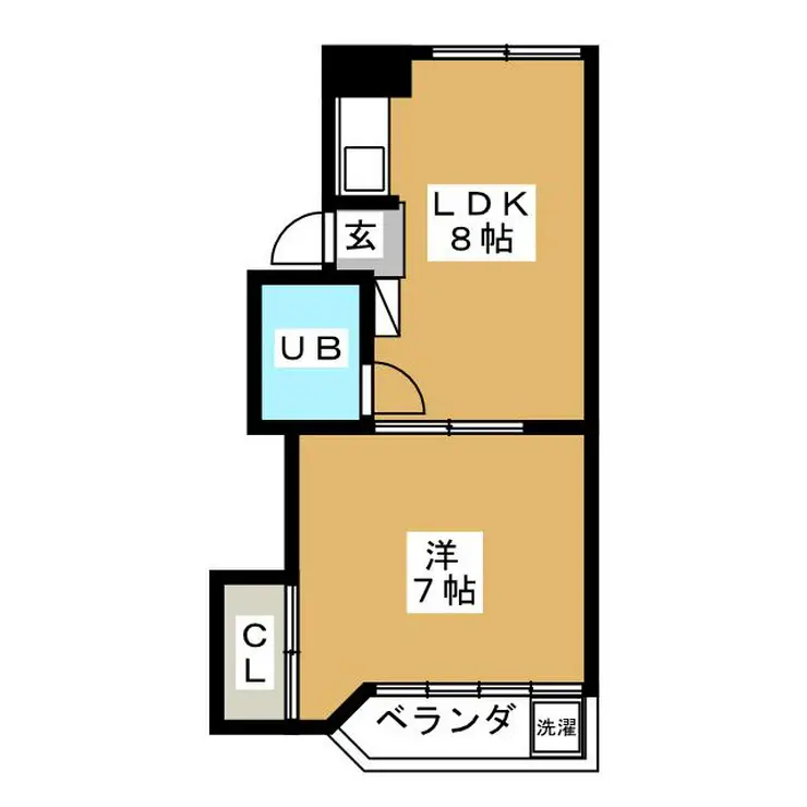 寿コーポ 2階階 間取り