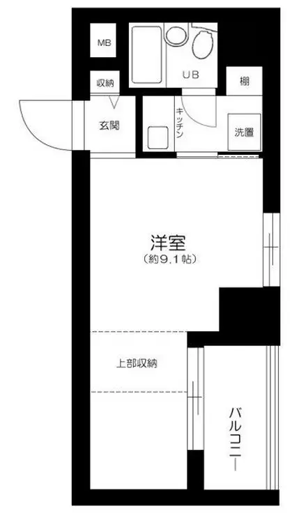 ルミネ五反田第2 6階階 間取り