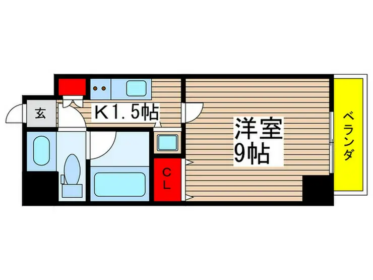 エスポワール本八幡 3階階 間取り