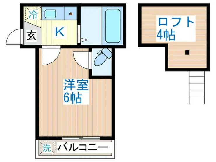 ルーエハイム 2階階 間取り