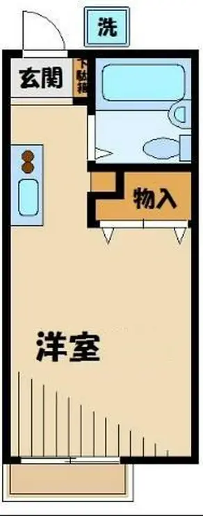 宿河原ハウス 1階階 間取り