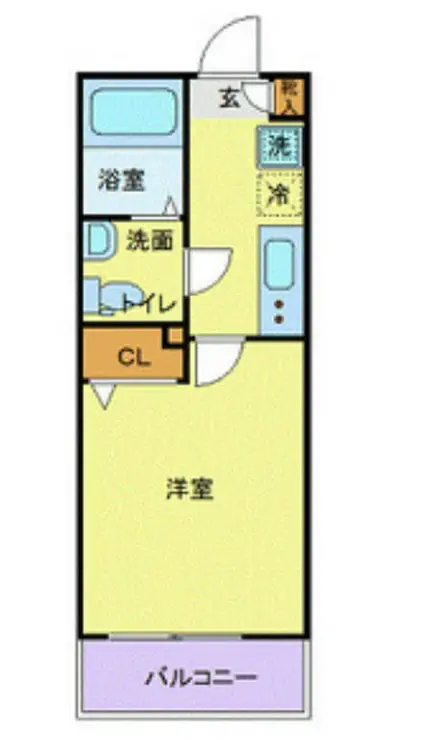 CITY SPIRE西新宿 3階階 間取り