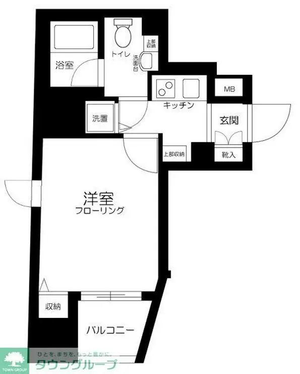パレステュディオ六本木 6階階 間取り