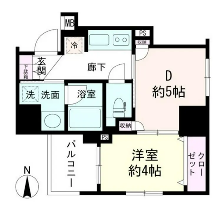 日神デュオステージ新御徒町 3階階 間取り
