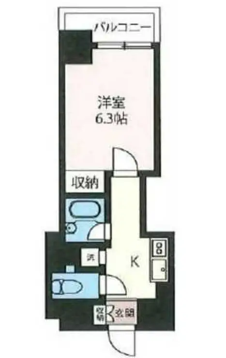 エスティメゾン神田 8階階 間取り