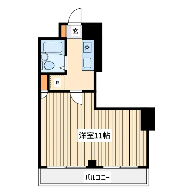 ブランニュー美しが丘 5階階 間取り