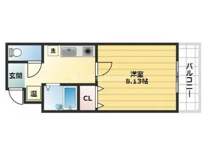 COZY南久宝寺(1K/7階)の間取り写真