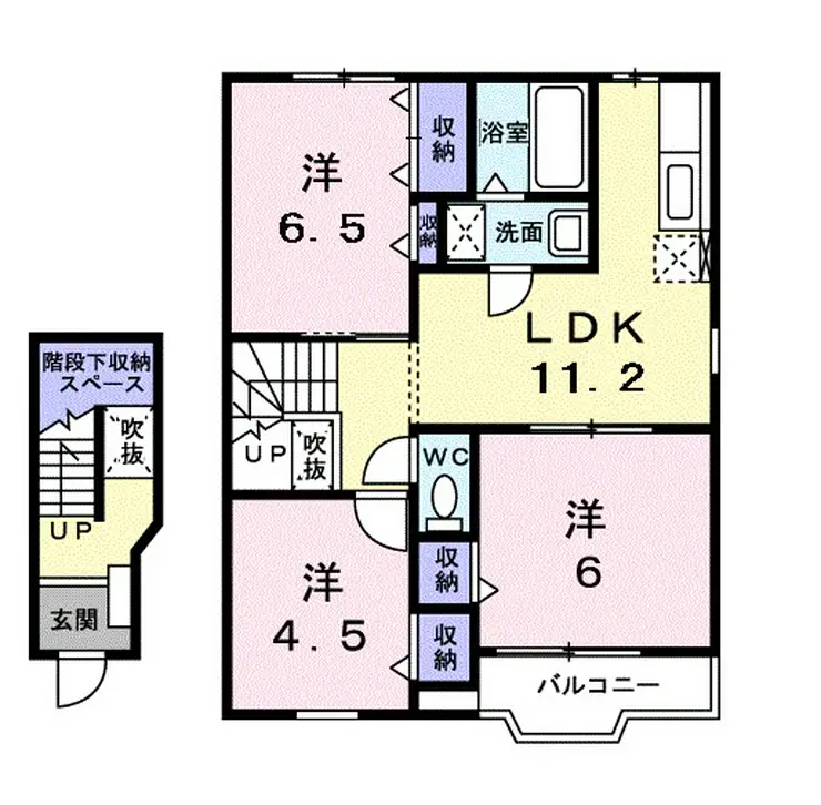ミレニアム・T 2階階 間取り
