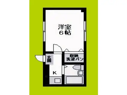 OMTビル(1K/2階)の間取り写真