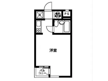 朝日プラザ南橋本(ワンルーム/5階)の間取り写真